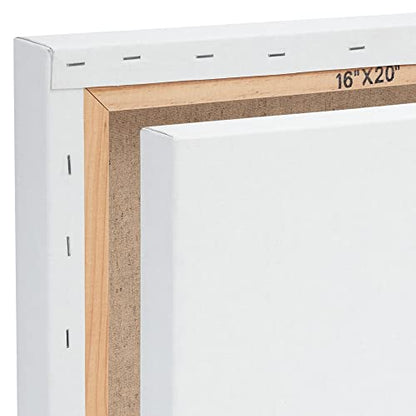 Centurion Deluxe Pre-Primed Linen Canvases, 1.5" Deep - 11"x14", 3 Pack | Professional Acrylic Primed Pre-Stretched Canvases, 11oz Linen - Kiln-Dried Stretchers, Back Stapled, Museum Archival Quality - size: 11"x14"