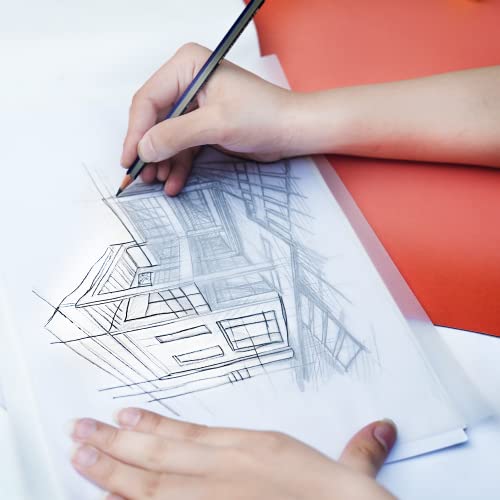 LOUPELLER 9” x 12” Tracing Paper Pad – 75 Sheets of 32lb 50g – Wrinkle Free Highly Transparent Tracing Paper for Drawing – Works with Pen, Pencil & Marker – for Artists, Architects & Kids
