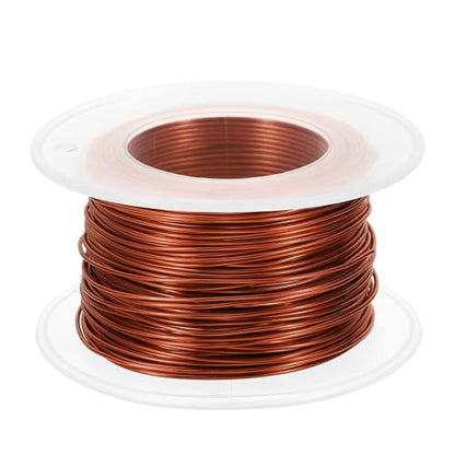 PATIKIL 20 Gauge 0.8mm Aluminum Craft Wire, 98.4Ft Metal Wire Armature Bendable Wire for Jewelry Making Metal Wrap DIY, Bronze - color: Bronze, size: 0.8 mm x 30 m