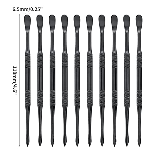 suiwotin 10PCS Wax Carving Tool, Stainless Steel, Black - color: Black - 10PCS