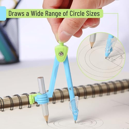 Mr. Pen- Compass for Geometry, Compass with Pencil | Drawing Compass Drawing Tool, Math Compass, Drafting Tools, Drawing Tools, Geometry Compass, Circle Drawing Tool