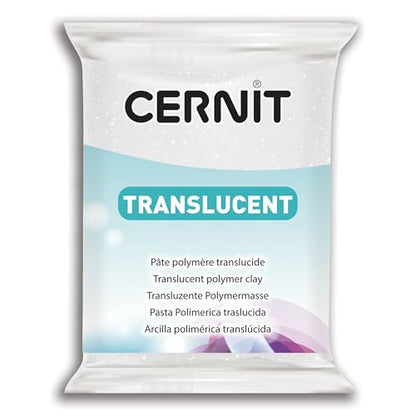 CERNIT Transparant Clay 56g, Amber, 7 x 5.5 x 1.5 cm - color: Amber