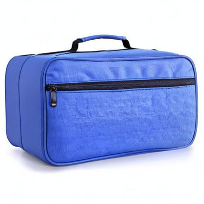 BTSKY Art Marker Carrying Case Lipstick Organizer-60 Slots Canvas Zippered - color: Blue