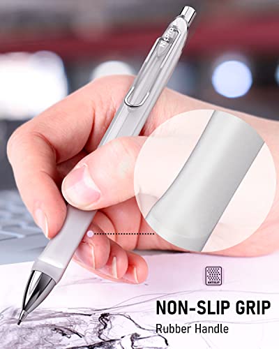 Nicpro 6PCS Pastel Mechanical Pencil Set 0.7 mm, Cute Mechanical Pencils with Comfort Grip with 12 Tubes HB Lead Refill, 3 Eraser, 9 Eraser Refills for Student Writing, Drawing, Sketching- with Case