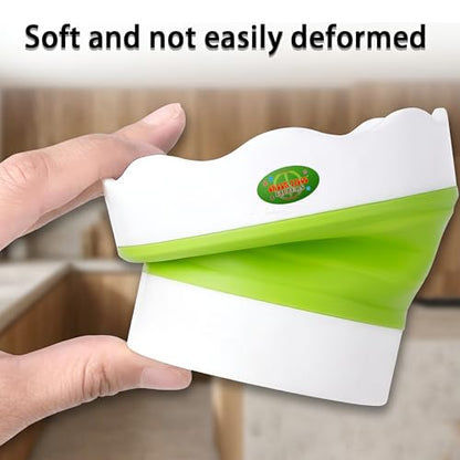 Green Piece Paint Brush Cleaner - 18 Oz - Silicone Cleaning Container - style: Paint Brush Cleaner with Foldable Silicone Cup