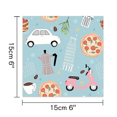 Scrapbook Paper, 24 Sheets 6"×6" 160gsm Single-Sided Patterned Cardstock - color: 24 sheets-cartoon