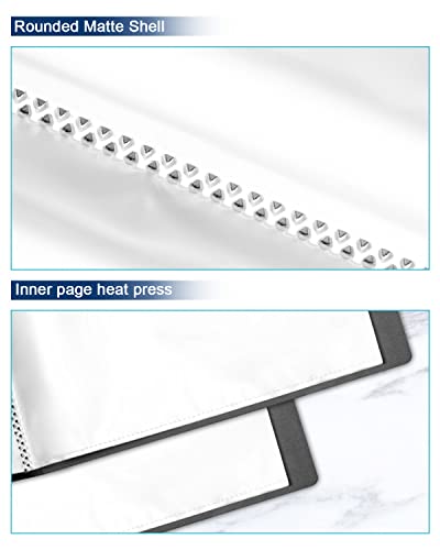 Portfolio Folder for Artwork Art Portfolio Binder 2 Packs 9"x12" Demo Book Black Portfolio Folder with Protective Film Binder with Plastic Sleeve 30 Pockets 60 Page Capacity - size: 9"x12"