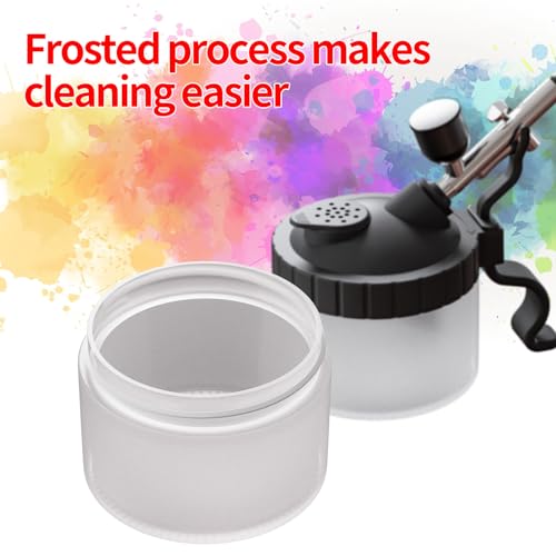crpen Airbrush Kit with Brush Cleaner Solution Airbrush Cleaner Kit Airbrush Holder Stand Airbrush Cleaning Pot Airbrush Spray Cleaning Efficient Cleaning of Airbrushes (Black)