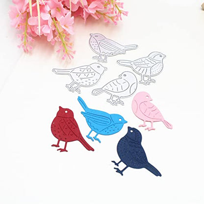 Birds Cutting Dies for Card Making Handmade DIY Paper Cards Album Decoration Craft Embossing (4 Birds) - style: Birds