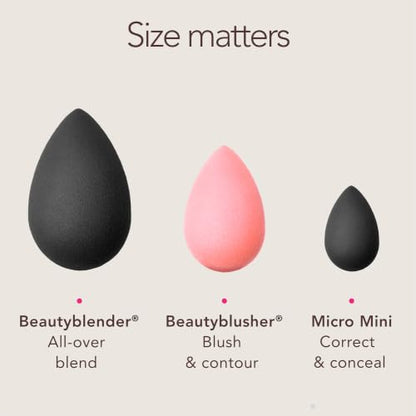 Beautyblender® | Pro Blender Makeup Sponge | Blend Liquid Foundations, Powders and Creams | Streak Free Application | Vegan, Cruelty Free | Made in USA - color: Pro Black