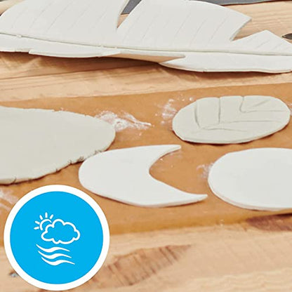 FIMO Air Modelling Clay Air-Drying Clay in White (1 x 1000 g + 1 x 250 g), Ready to Use, Comfortable Feel, No Burning Required, Does Not Stick, Minimum 95% Natural Raw Materials - size: 1.250g