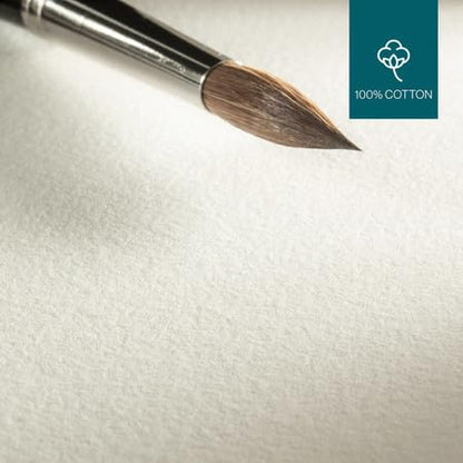 Hahnemuhle Collection Watercolor 300 Block Hot Pressed 9.5x12.6 Inches 300gsm