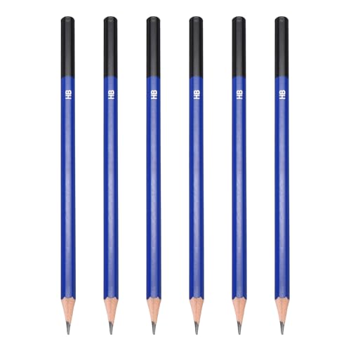 PATIKIL HB Drawing Pencils for Sketching, 6PCS Sketch Pencils for Drawing Art Pencils Graphite Wood Pre-sharpened for Drawing Sketching Artists, HB Pencils - size: 1 Count (Pack of 1), style: HB