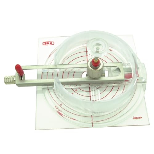NT Cutter Circle Cutter, 3/4" to 6-3/4" Diameter (iC-1500P) | Leaves no pin trace, 1 Circle Cutter