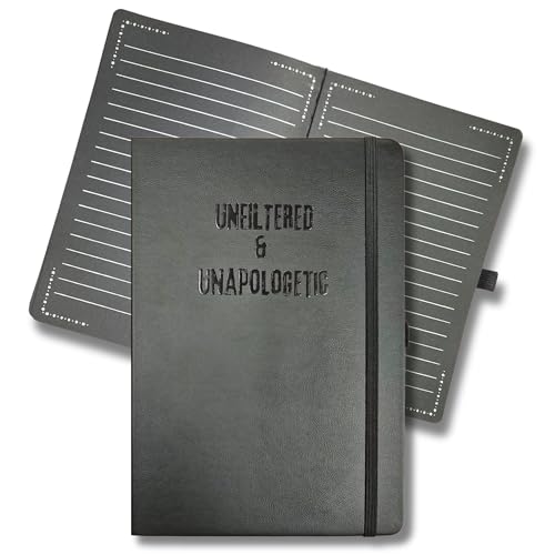Julia's Journals Black Paper Journal for Writing or Sketch - 200 Pages (100 Sheets) - 100 GSM - A5 Note Book