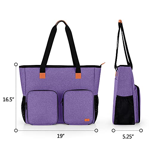 LUXJA Diamond Painting Carrying Case for A3 Light Pad, Purple - color: Purple