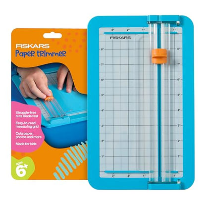 Fiskars 7" x 11.5" Kids Junior Paper Trimmer for Crafts & School Projects - style: Jr Paper Trimmer