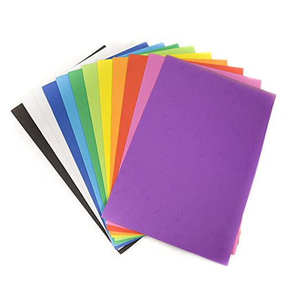 Horizon Group USA Rainbow Foam Sheets, 12" X 18", Pack of 12, Multi-Color - style: Rainbow Foam Sheets