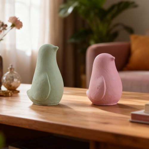2Pcs 3D Bird Epoxy Resin Mold Pigeon Figurines Silicone Molds | Silicone Concrete Molds for Epoxy Casting, Plaster, Flowers Preservation, DIY Resin Art Crafts, Polymer Clay, Candle Making - color: Bird Resin Molds