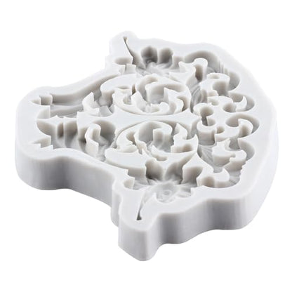 Baroque Relief Polymer Clay Mold Relief Flower Silicone Molds | DIY Craft Epoxy Resin Casting Polymer Clay Tools Crafts Air Dry Jewelry Making - color: Style L