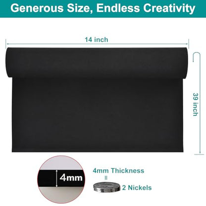 EVA Foam Roll - EVA Foam Sheets for Crafts,Cosplay Costume,DIY Projects - High Density Foam - 4mm Thick,39"x14" - size: 4MM-Thickness