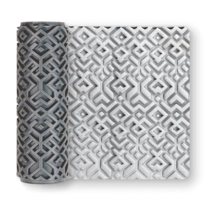 Arrow Weave Clay Texture Roller 2" for Polymer Clay - color: Arrow Weave Roller, size: 2 inch