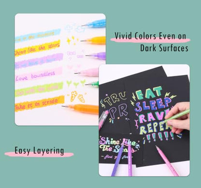 Acrylic Gel Pens for Coloring, 168 PCS Premium Gift Box Set - color: 168 Colors