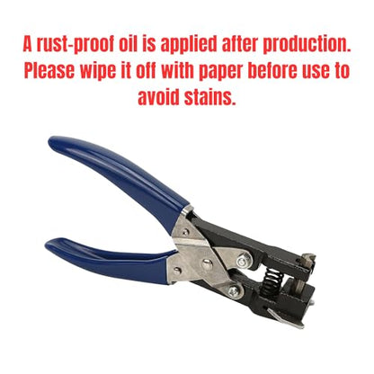 R3 3mm Radius Heavy Duty Clipper, Corner Rounder Cutter, Used for PVC Card Cutting, Metal Heavy Duty Rounded Edge Circle Rounding Maker Clipper for PVC ATM (1PC, Blue) (6.7''x1.6'')