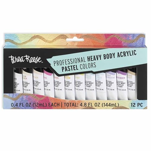 Momenta Brea Reese Acrylic Paint Set 12/Pkg-Pastel