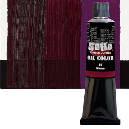 Soho Urban Artist Oil Paint - 2 Pack, Mauve 2 Pack - 170 ml Tube - Best Valued Oil Colors for Painting with Excellent Pigment Load - color: Mauve