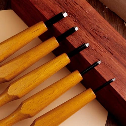 5Pcs V-Sharp Wood Carving Knife