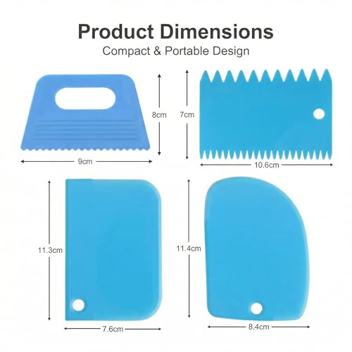 7Pcs Textured Art Supplies Kit Paint Scrapers for Drawing Artists Acrylic Painting Texture Tools Canvas Spatula Set for DIY Crafts Learning Knife Pottery Oil Painting