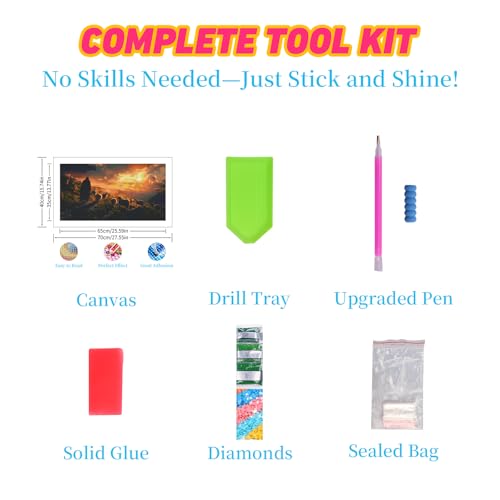 DDGEMART 5D Diamond Painting Kit for Adults, Full Drill Jesus Good Shepherd Christ Flock Religious Art for Beginners, Large Horizontal 28x16 inch - color: Jesus Good Shepherd