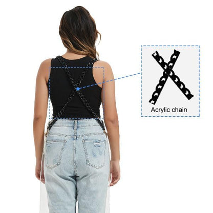 Hair Stylist Apron for Women - Waterproof Barber Nail Tech Apron Hairdresser Hairstylist Salon Aprons with Pocket - color: Transparent+pink