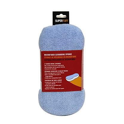 Trimaco SuperTuff Microfiber Scrubbing Sponge, 8.5-inch x 4-inch x 2-inch - size: 1 Pack