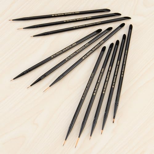 Royal & Langnickel Majestic Detail Artist Brush Set, 11-Piece