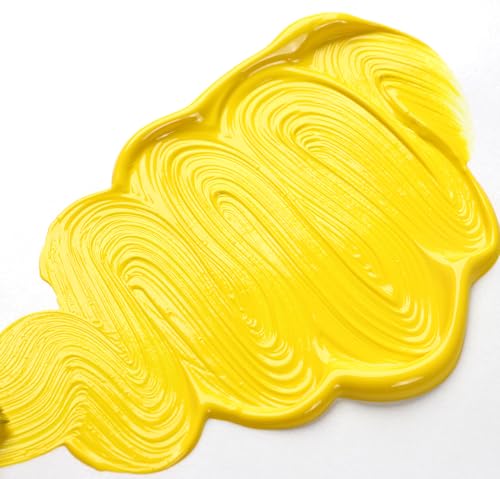GOLDEN OPEN Slow-Drying Acrylics, Benzimidazolone Yellow Medium, 2 fl. oz. | Artist grade acrylic paint with extended working time for blending, glazing, and traditional painting techniques. - color: Benzimidazolone Yel Med, size: 2 Fl Oz (Pack of 1)