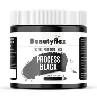 Process Black Screen Printing Ink 16 oz Pint, Plastisol Ink - color: Process Black, size: 16 fl oz