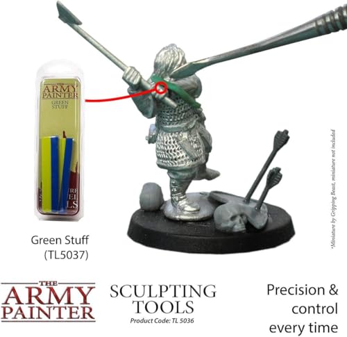 The Army Painter, Sculpting Tools, set of three tools | Set with Three Double Ended Stainless Steel Dab Tool, Polymer Clay Tools for Modeling Plastic, Resin, and Metal Miniatures