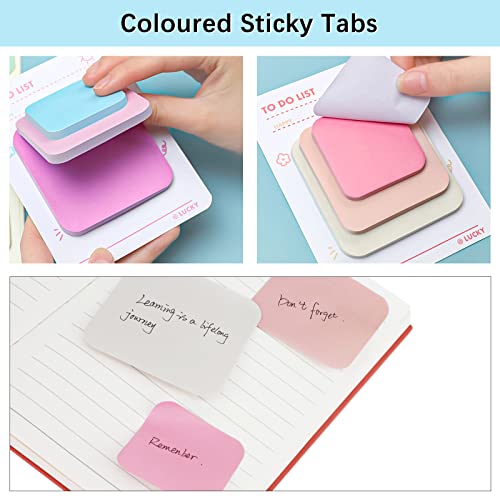 360Pcs Multi Size Sticky Notes, Sticky Notes Pastel Variety Pack for School