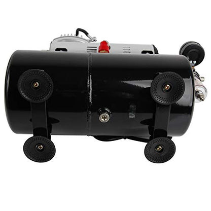 Timbertech ABPST08K Airbrush Compressor Complete Set with Upgraded Cooling Fan and Airbrush Accessories for Airbrushing Hobby, Body Tattoo, Model Painting, Automotive Graphic, Make-up(110-120V)