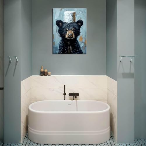 Diamond Art Kits for Adults,fun Bear Diamond Painting Kits 12 x 16in - color: DP01996