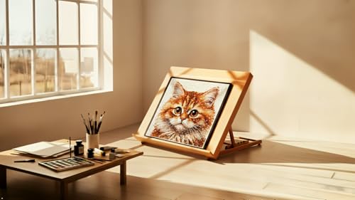 HSK A2 Light Pad Professional Custom Wooden Stand，A2 Light Box Stand and Light Pad Stand,19 Inches by 26 Inches