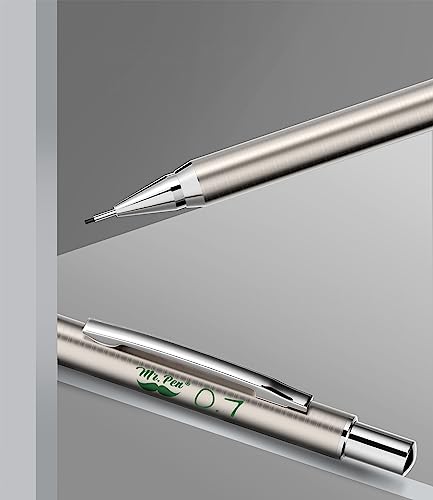 Mr. Pen- Metal Mechanical Pencil Set with Lead Refills & Erasers, 2 Pack - style: 0.7mm