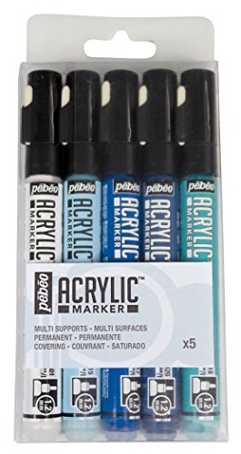 Pebeo Acrylic Marker, 1,2 mm, Multicolor - color: Assorted Colors