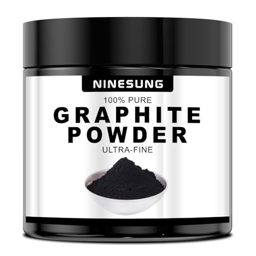 Pure Graphite Powder, 5 LB - 44-Micron Ultra-Fine Pure Graphite's Powder, Excellent Dry Powdered Graphite's Lubricant, Powdered Graphite for Sketching, Drawing, Pencils, Locks (5 LB) - size: 5 lb