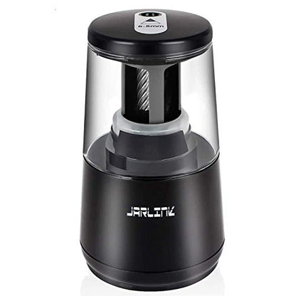 JARLINK Electric Pencil Sharpener, Heavy Duty Helical Blade, Auto Stop - color: Black