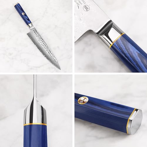 Cangshan KITA Series 2-Piece Carving Set With Ash Wood Box, High Carbon X-7 Damascus Steel, 501516 (2pc)