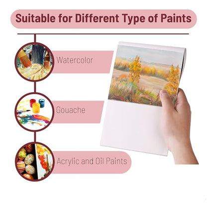Mr. Pen- Disposable Paint Palette Paper Paint Pad, 6" x 9", 40 Sheets - size: 6" x 9", 1 Pack