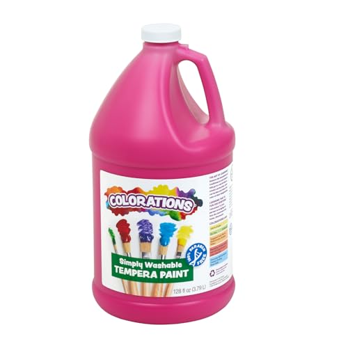 Colorations Paraben-Free Washable Magenta Tempera Paint for Kids, 1 Gallon - color: Magenta